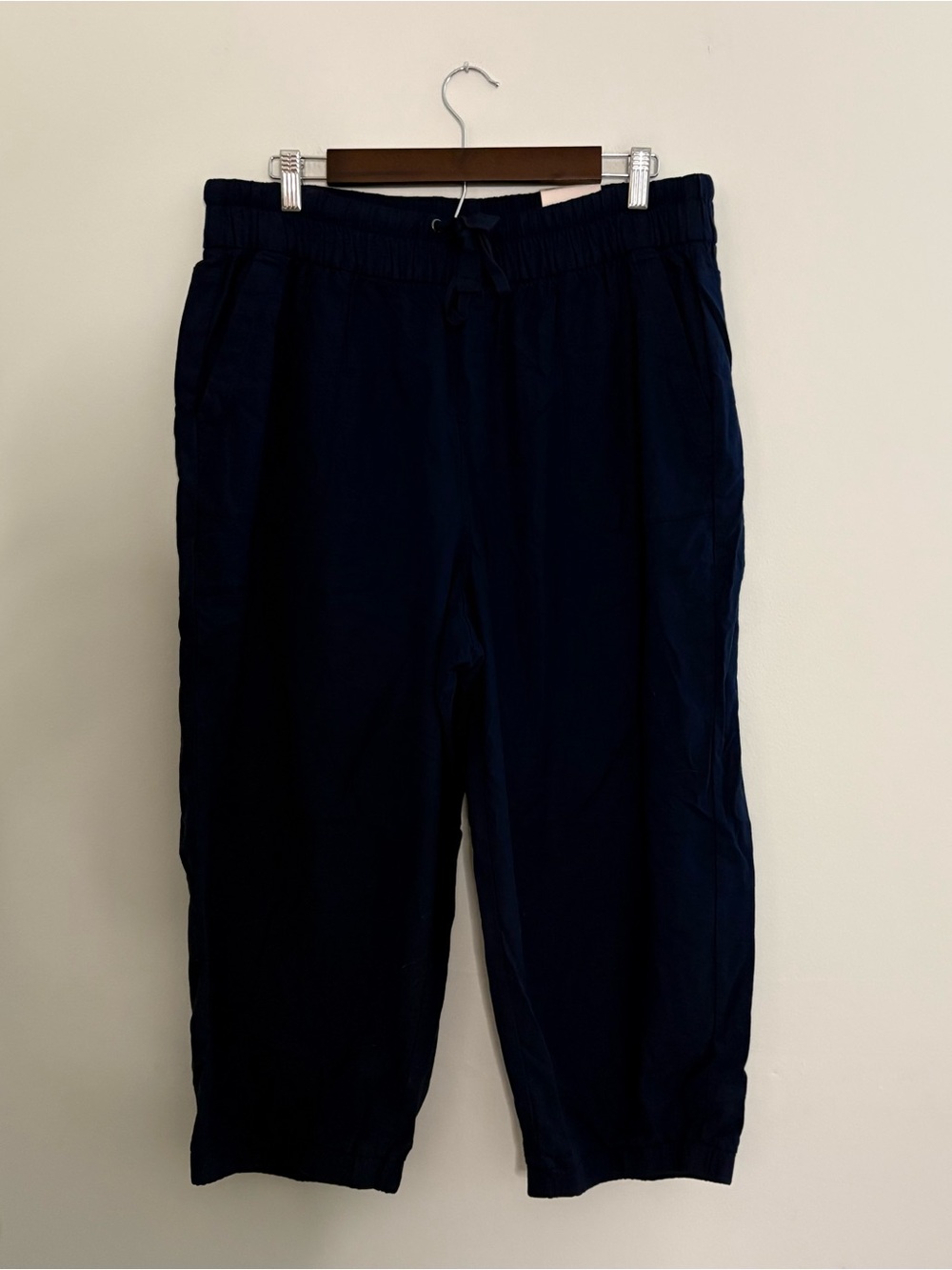 NWT Lane Bryant Women’s 14/16 Soft Scrub Capri Pants Blue Quiet Luxury